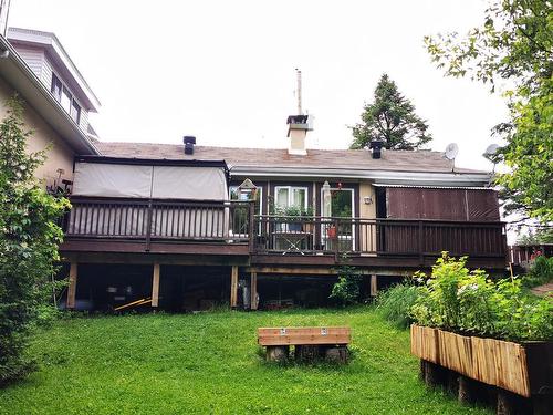 Back facade - 204  - 206 Ch. Beaulne, Piedmont, QC - Outdoor With Deck Patio Veranda