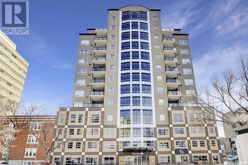 707 2055 Rose Street, Regina, SK - Outdoor With Balcony With Facade