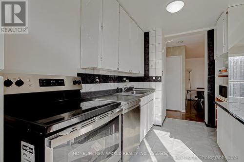 1104 - 2365 Kennedy Road E, Toronto, ON - Indoor Photo Showing Kitchen With Double Sink