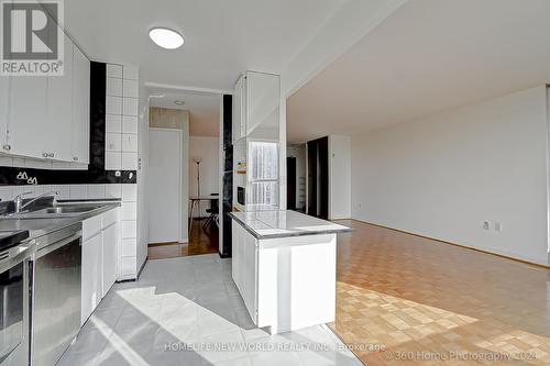 1104 - 2365 Kennedy Road E, Toronto, ON - Indoor Photo Showing Kitchen With Double Sink