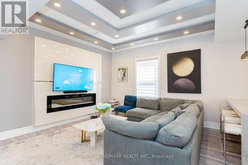 164 Mill Street, Richmond Hill, ON - Indoor Photo Showing Living Room With Fireplace