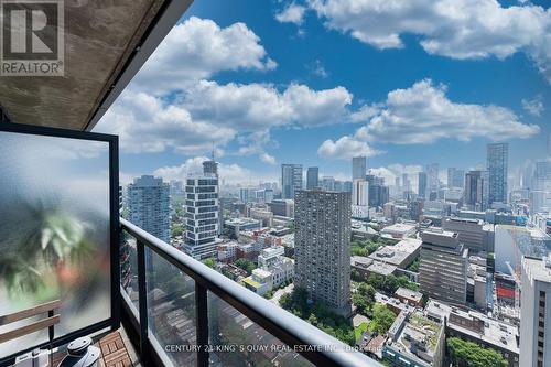 3608 - 21 Carlton Street, Toronto, ON - Outdoor With Balcony With View