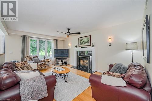 309 Stephanie Drive, Guelph, ON - Indoor Photo Showing Living Room With Fireplace
