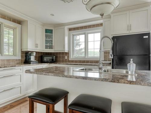 Kitchen - 5659 Ch. Brassard, Saint-Zénon, QC - Indoor Photo Showing Kitchen With Double Sink