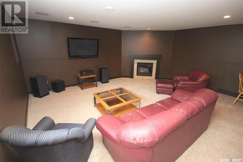 4647 Ellard Court, Regina, SK - Indoor With Fireplace