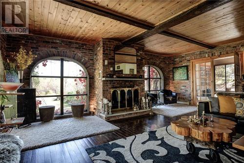 865 Makynen Road, Sudbury, ON - Indoor Photo Showing Other Room With Fireplace