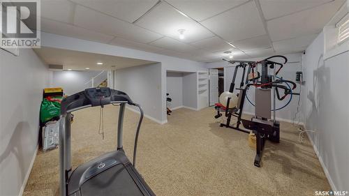 35 Meadow Road, White City, SK - Indoor Photo Showing Gym Room