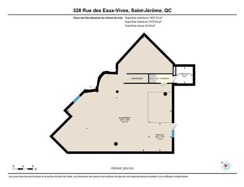 Plan (croquis) - 328 Rue Des Eaux-Vives, Saint-Jérôme, QC - Other