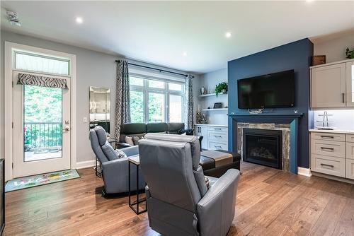 9245 Shoveller Drive|Unit #2, Niagara Falls, ON - Indoor Photo Showing Living Room With Fireplace