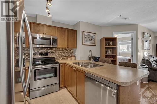 151 Potts Private Unit#311, Ottawa, ON - Indoor Photo Showing Kitchen With Stainless Steel Kitchen With Double Sink