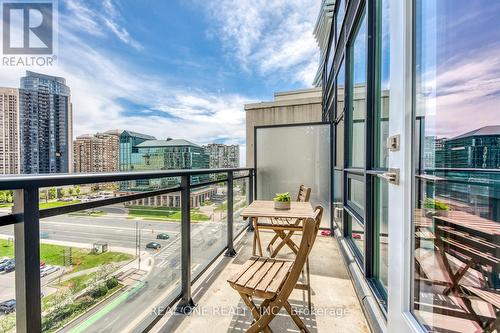 712 - 4011 Brickstone Mews, Mississauga, ON - Outdoor With Balcony