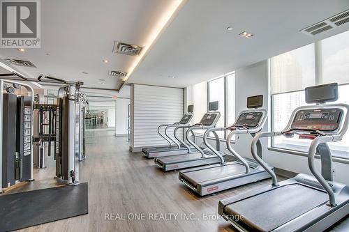 712 - 4011 Brickstone Mews, Mississauga, ON - Indoor Photo Showing Gym Room