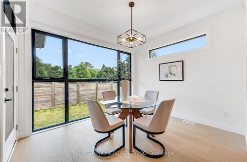 Dinette with Floor to Ceiling Windows - 1570 Benjamin Drive, London, ON - Indoor Photo Showing Dining Room