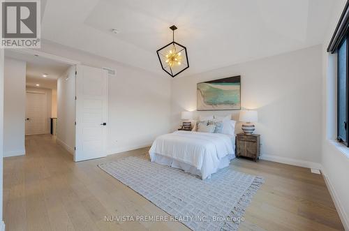 double door entry to primary bedroom - 1570 Benjamin Drive, London, ON - Indoor Photo Showing Bedroom