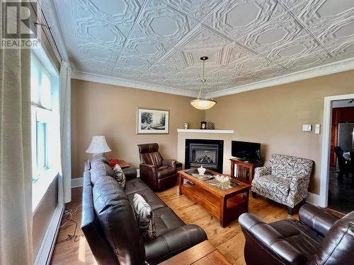 32 Church Street, Grand Bank, NL - Indoor Photo Showing Living Room With Fireplace