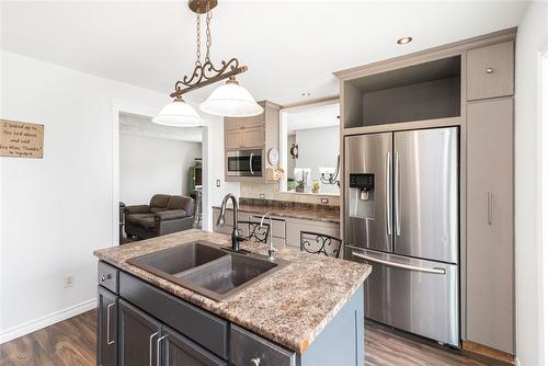 47 Simson Avenue, Simcoe, ON - Indoor Photo Showing Kitchen With Double Sink