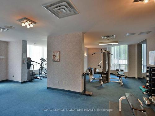 906-4470 Tucana Crt, Mississauga, ON - Indoor Photo Showing Gym Room