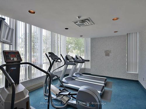 906-4470 Tucana Crt, Mississauga, ON - Indoor Photo Showing Gym Room