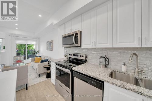 206 - 8825 Sheppard Avenue E, Toronto (Rouge), ON - Indoor Photo Showing Kitchen With Upgraded Kitchen