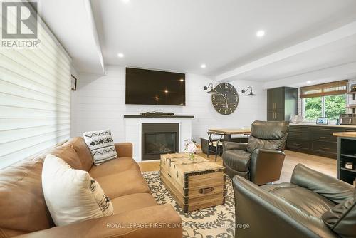 2 Spearin Court, Barrie, ON - Indoor Photo Showing Living Room With Fireplace