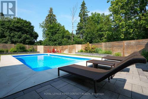 2 Spearin Court, Barrie, ON - Outdoor With In Ground Pool With Backyard