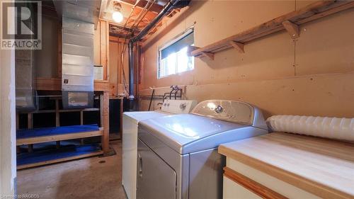 15 Brackenbury Street, Markdale, ON - Indoor Photo Showing Laundry Room