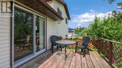 15 Brackenbury Street, Markdale, ON - Outdoor With Deck Patio Veranda With Exterior