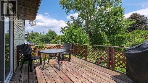 15 Brackenbury Street, Markdale, ON - Outdoor With Deck Patio Veranda With Exterior