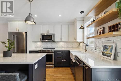 60 Bramble Way, Fredericton, NB - Indoor Photo Showing Kitchen With Upgraded Kitchen