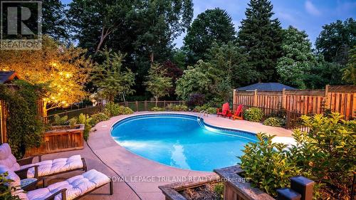 101 Metcalfe Street, St. Thomas (Sw), ON - Outdoor With In Ground Pool With Backyard