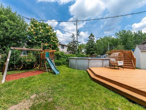 Cour - 7062 Rue Des Bégonias, Longueuil (Saint-Hubert), QC - Outdoor With Above Ground Pool