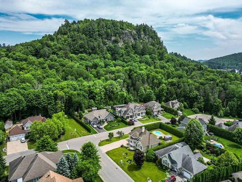 Aerial photo - 107 Rue St-Pierre E., Saint-Sauveur, QC - Outdoor With View