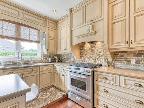 Kitchen - 107 Rue St-Pierre E., Saint-Sauveur, QC - Indoor Photo Showing Kitchen With Double Sink