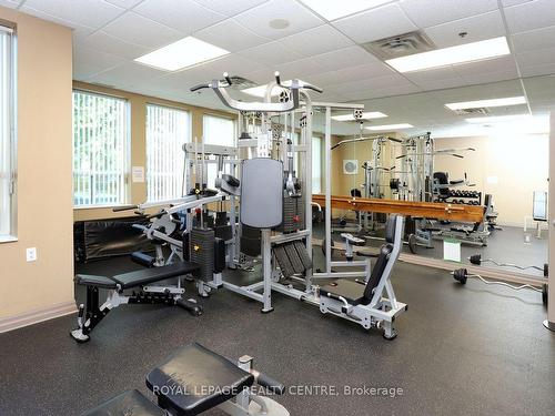 603-4850 Glen Erin Dr, Mississauga, ON - Indoor Photo Showing Gym Room