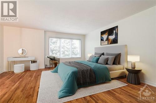 Virtually Staged - 306 Woodroffe Avenue Unit#4, Ottawa, ON - Indoor Photo Showing Bedroom