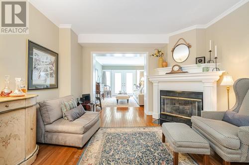 331 Robinson Street, Oakville, ON - Indoor Photo Showing Living Room With Fireplace