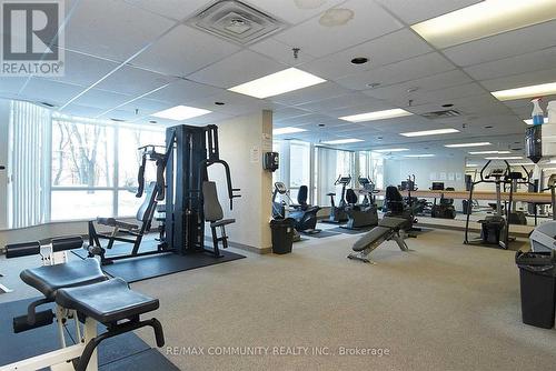 603 - 5 Rowntree Road, Toronto (Mount Olive-Silverstone-Jamestown), ON - Indoor Photo Showing Gym Room