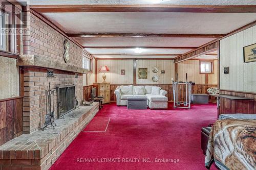 9 Khartoum Avenue, Toronto, ON - Indoor Photo Showing Living Room With Fireplace