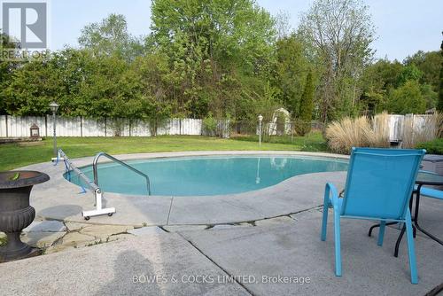 91 Wallis Drive, Peterborough, ON - Outdoor With In Ground Pool With Backyard