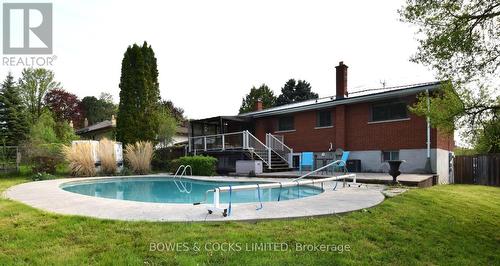 91 Wallis Drive, Peterborough, ON - Outdoor With In Ground Pool