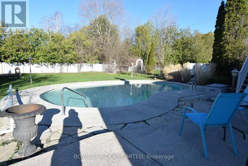 91 Wallis Drive, Peterborough, ON - Outdoor With In Ground Pool With Backyard