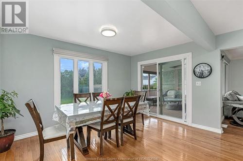 3169 Clemenceau Boulevard, Windsor, ON - Indoor Photo Showing Dining Room