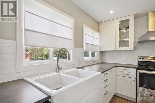 136 Burke Street, Ottawa, ON - Indoor Photo Showing Kitchen With Double Sink