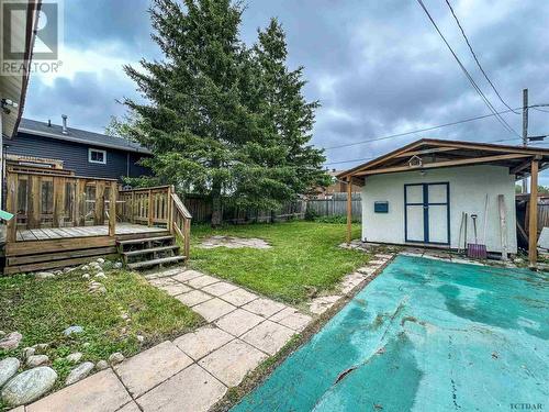667 Paradis St, Iroquois Falls, ON - Outdoor With Backyard
