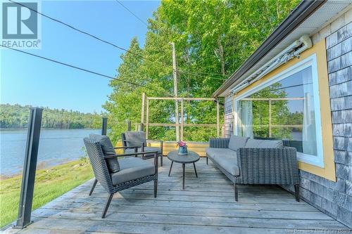 22 Marks Point Road, Dufferin, NB - Outdoor With Body Of Water With Deck Patio Veranda With Exterior