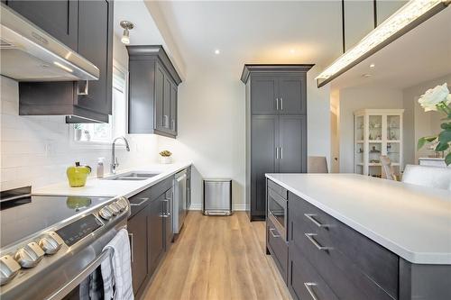 15 Lindsay Way, Grimsby, ON - Indoor Photo Showing Kitchen With Double Sink With Upgraded Kitchen