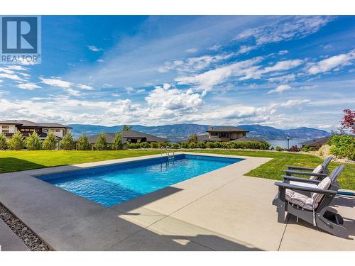 5711 Jasper Way, Kelowna, BC - Outdoor With In Ground Pool With View
