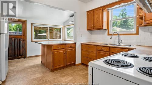 1312 Torquay Drive, Kingsville, ON - Indoor Photo Showing Kitchen With Double Sink