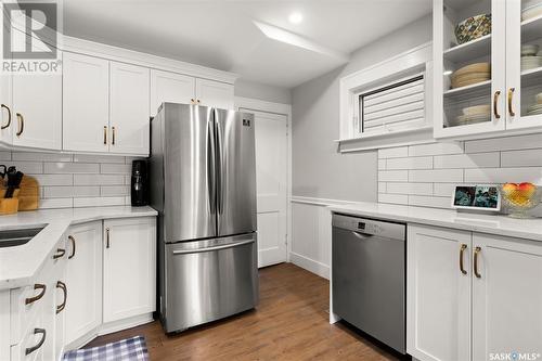 2223 Argyle Street, Regina, SK - Indoor Photo Showing Kitchen With Stainless Steel Kitchen With Double Sink