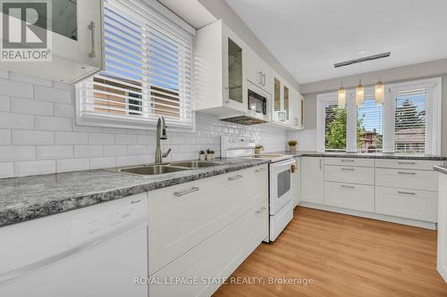 117 Adis Avenue, Hamilton, ON - Indoor Photo Showing Kitchen With Double Sink With Upgraded Kitchen